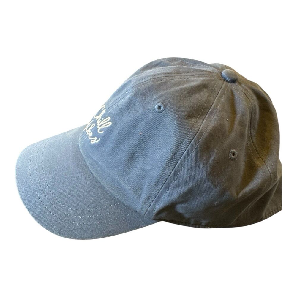 PINK Cap Dad Hat Women OSFM Blue Chill Vibes Embroidered Logo Strapback - Picture 5 of 11